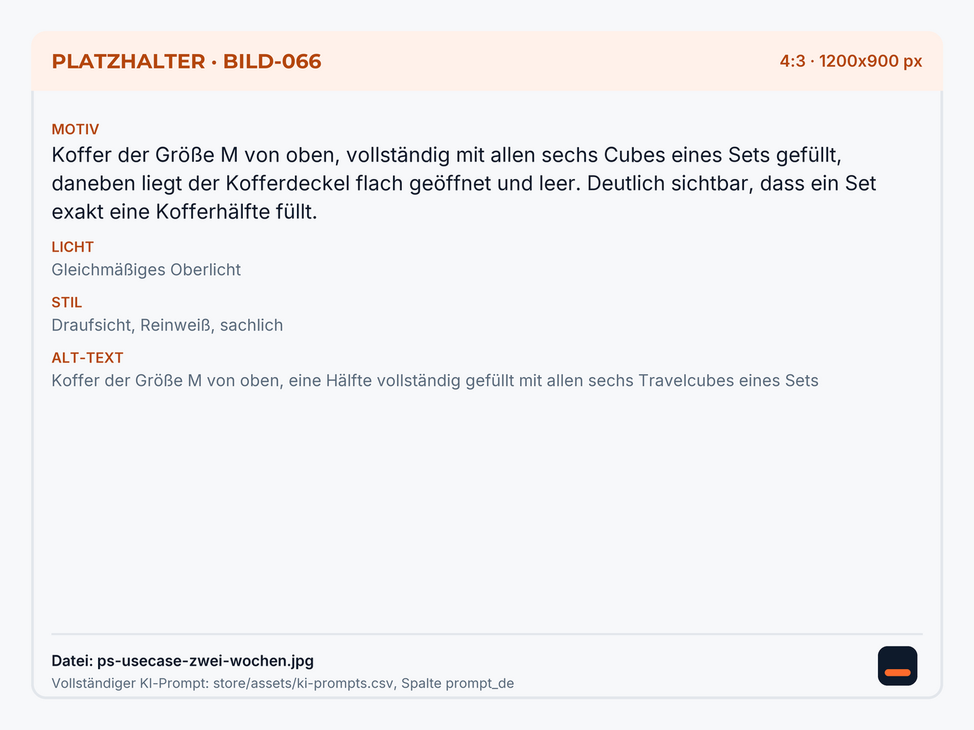 Koffer der Größe M von oben, eine Hälfte vollständig gefüllt mit allen sechs Travelcubes eines Sets