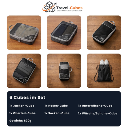 Travelcubes - Kompakte Packwürfel